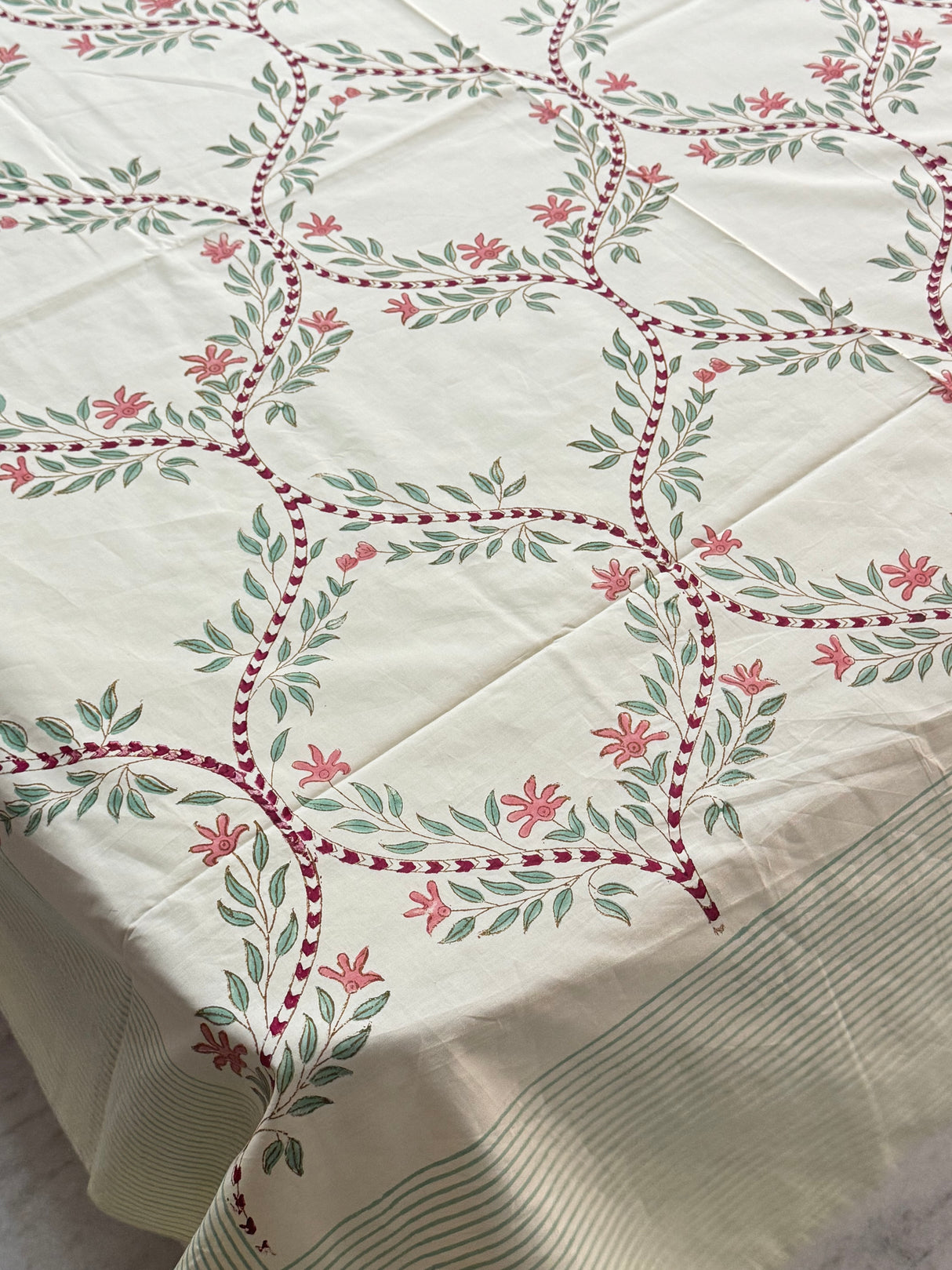 Blockprint Cotton Bedsheet