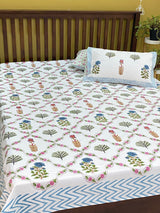 Blockprint Cotton Bedsheet