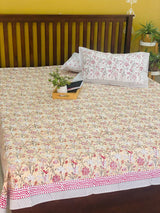 Blockprint Bedsheet & Quilt Set