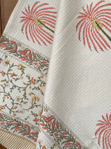 Blockprint Soft Waffle Cotton Towel (60-30 inches)