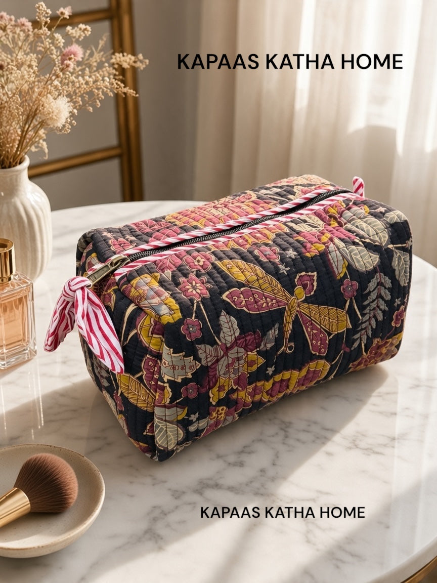 Floral LARGE Pouch
