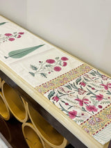 Blockprint Cotton Table Runner