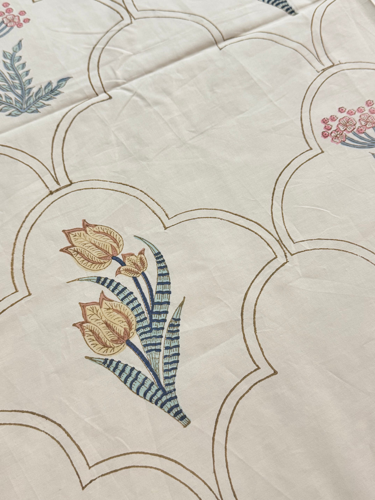 Blockprint Cotton Bedsheet