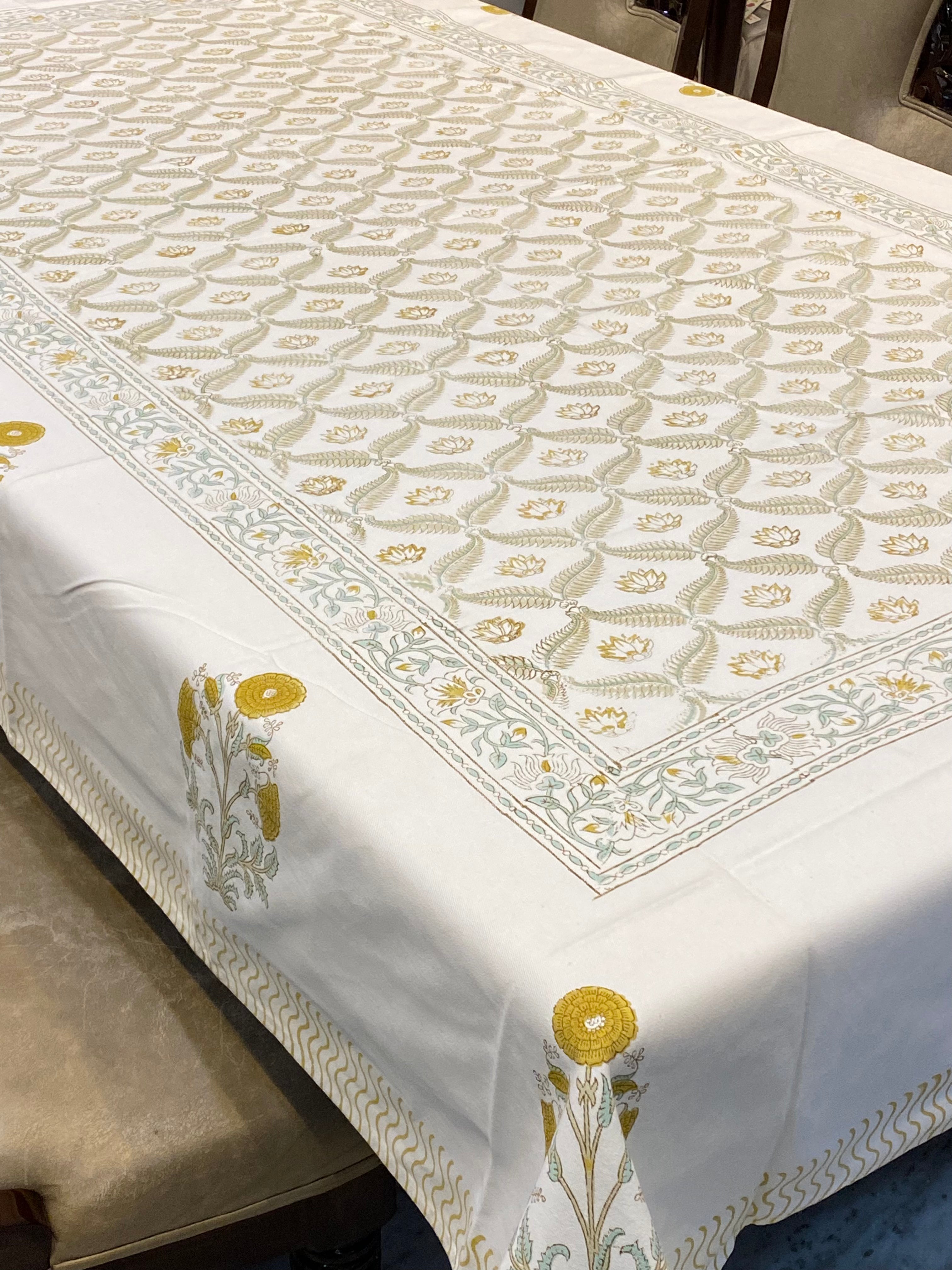 Blockprint Table Cloth 6 Seater (90*60 inches)