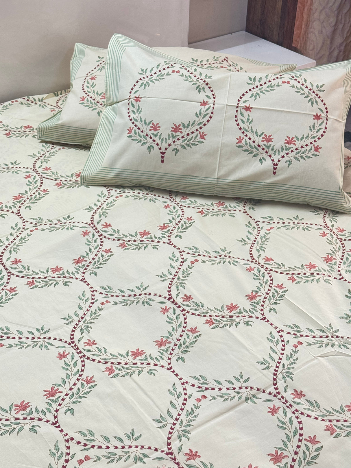 Blockprint Cotton Bedsheet