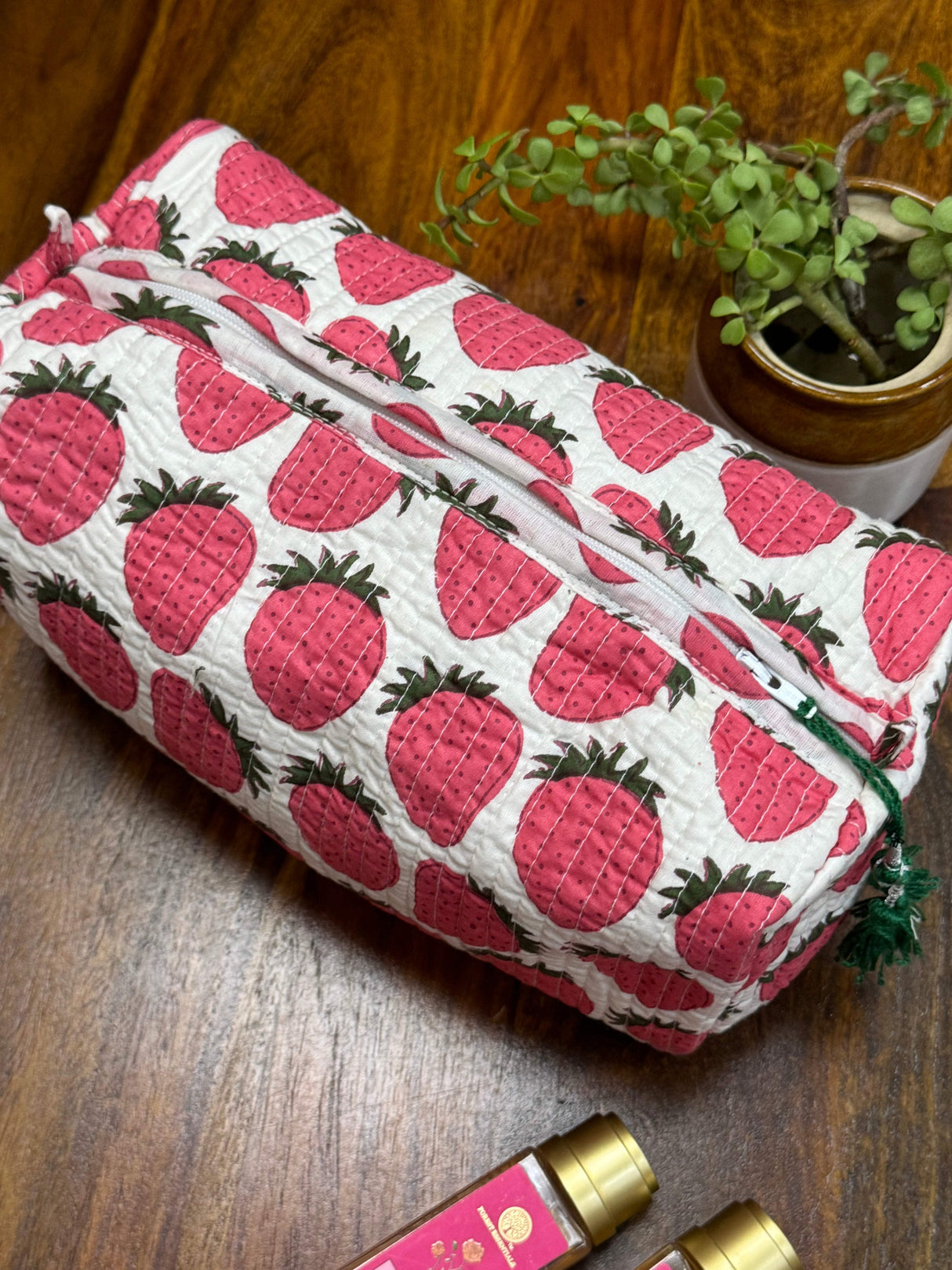 LARGE Multipurpose Quilted Pouch/ Bag