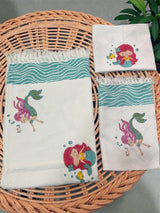 Little Comfort Kids Cotton Jacquard Towel Set