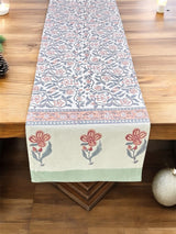 Blockprint Cotton Table Runner