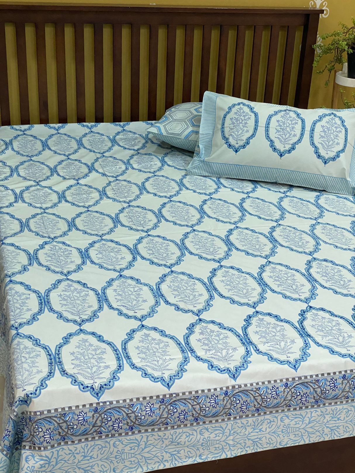 Blockprint Cotton Bedsheet