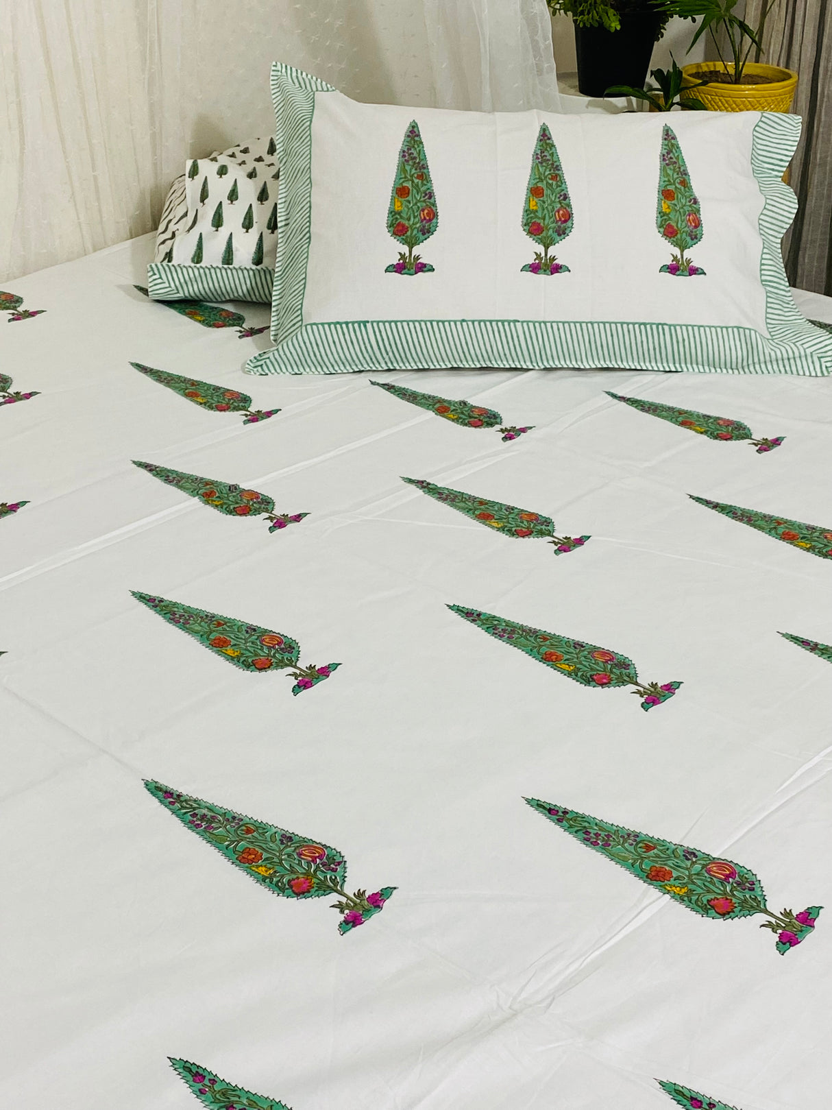 Blockprint Cotton Bedsheet