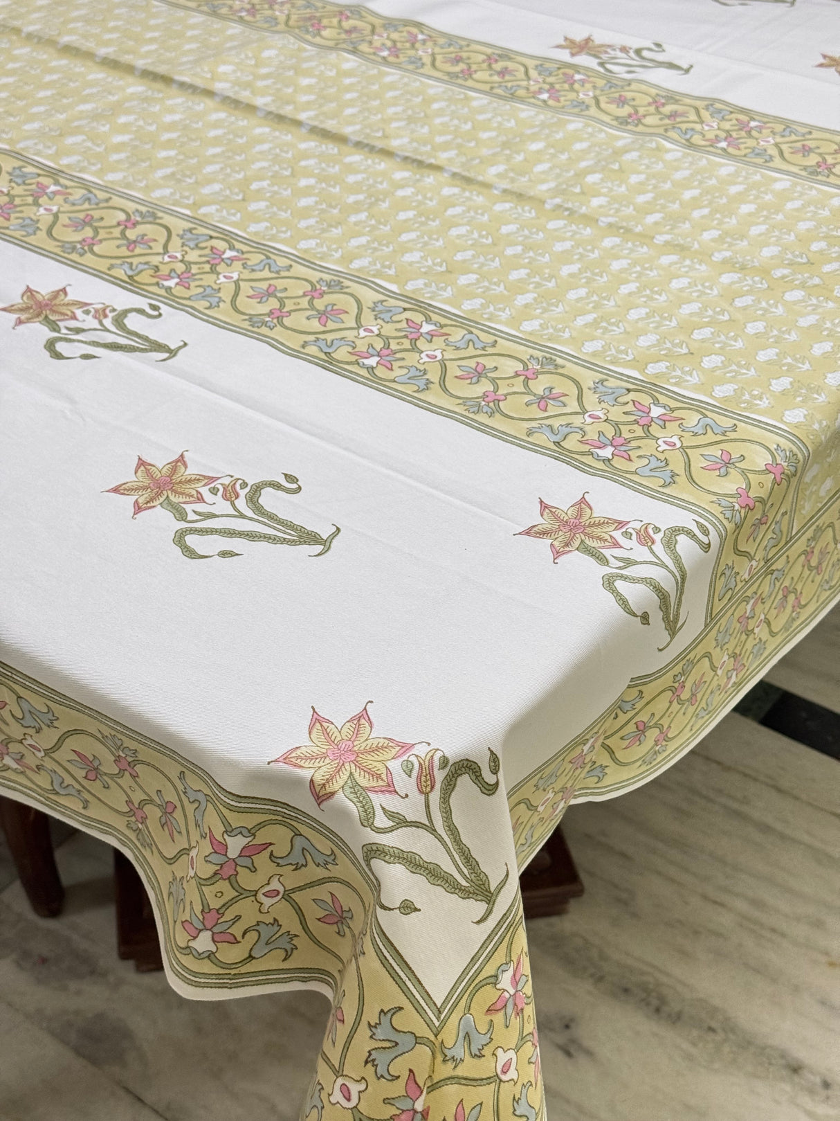 Blockprint Table Cloth 6 Seater (90*60 inches)