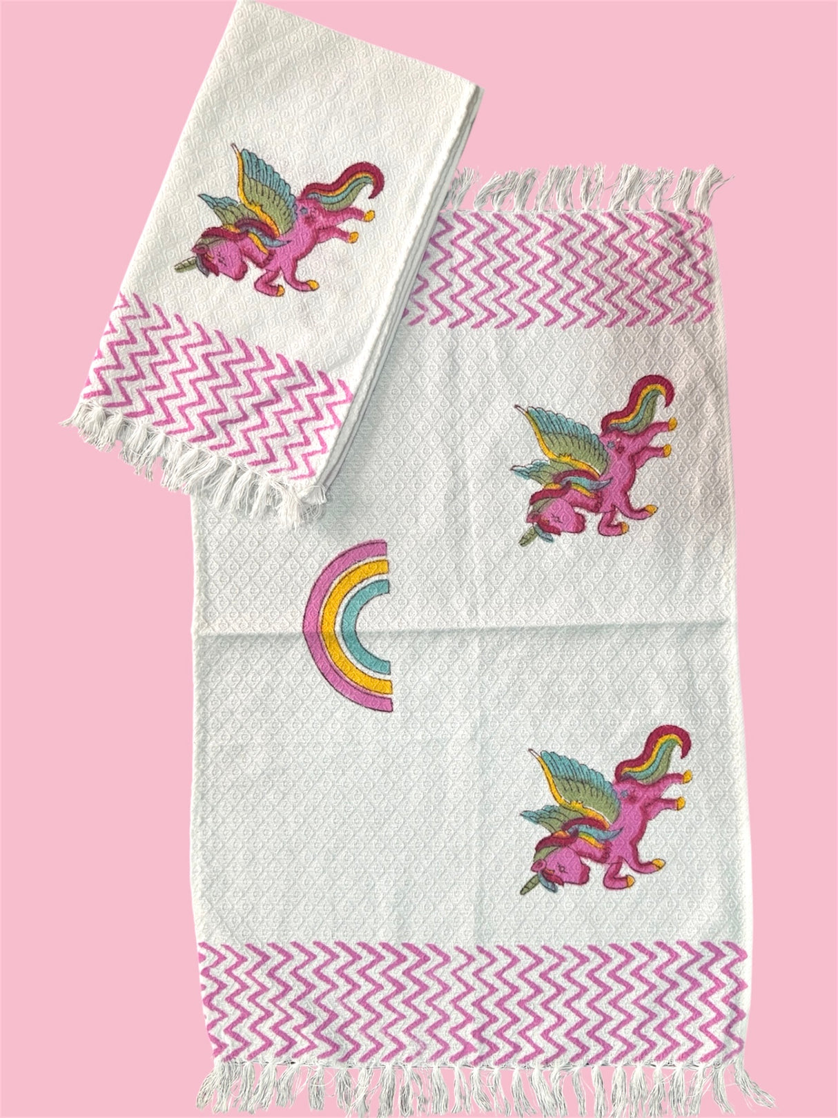 Happy Splash Kids Cotton Jacquard Towel Set