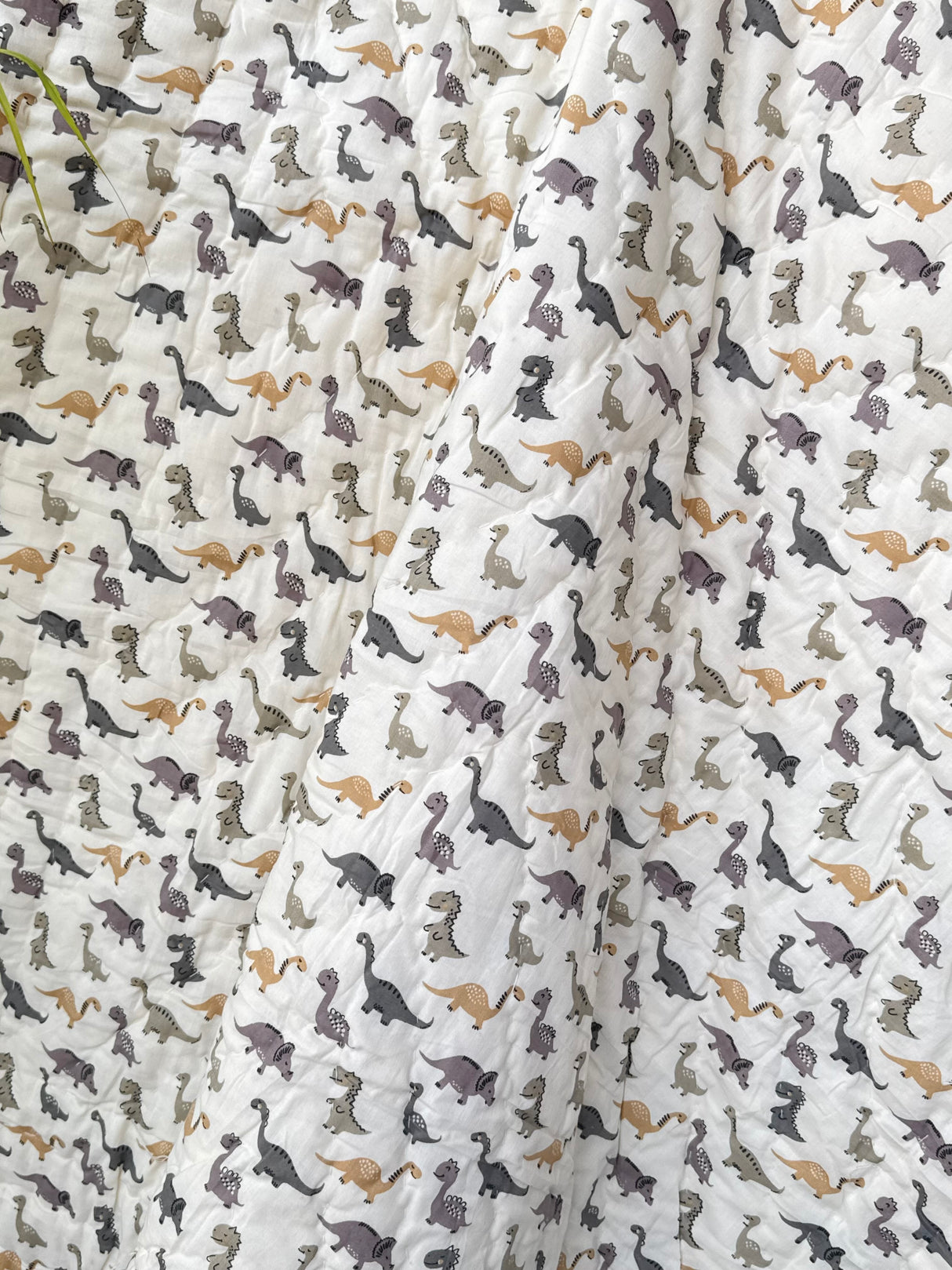 Dinosaur Chevron Kids Quilt