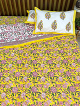 HandBlock Printed Mulmul Reversible Quilt