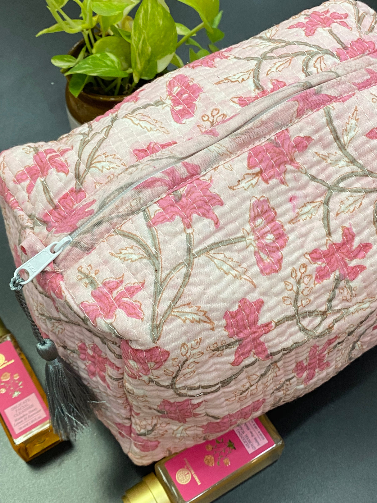 LARGE Multipurpose Quilted Pouch/ Bag