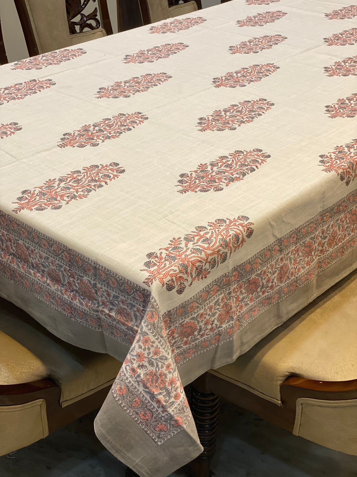 Blockprint Table Cloth 6 Seater (90*60 inches)