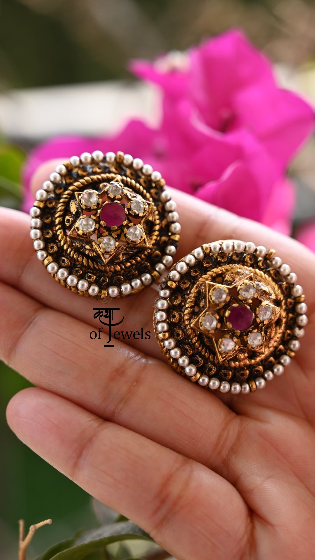 Handcrafted Temple Style Earrings