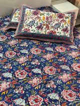 Blockprint Bedsheet & Quilt Set