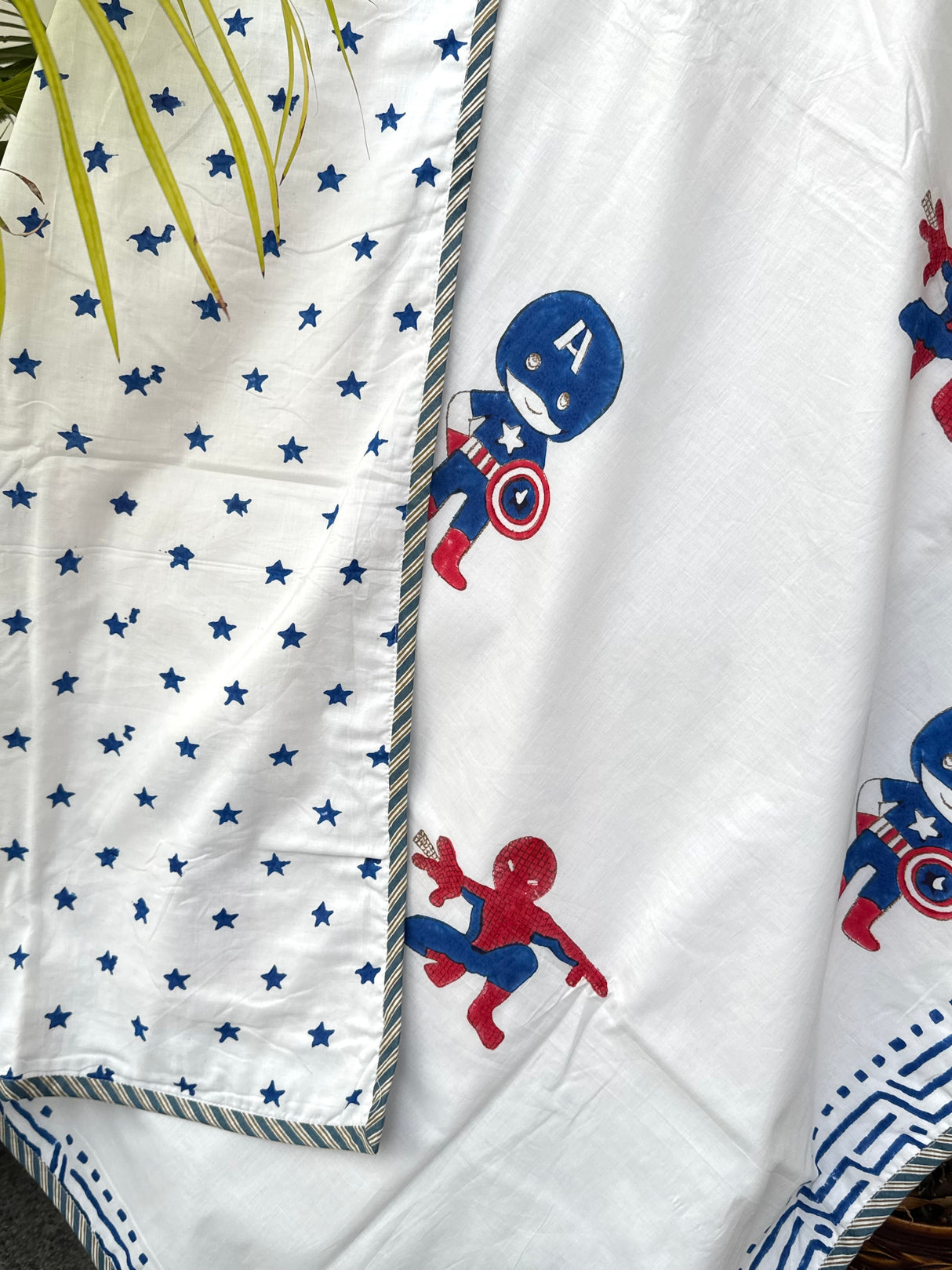 Spiderman Captain America- Layered Kids Blanket