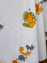 Roaring Lion Blockprint Kids Towel – Cotton Jacquard Weave