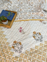 HandBlock Printed Mulmul Reversible Quilt