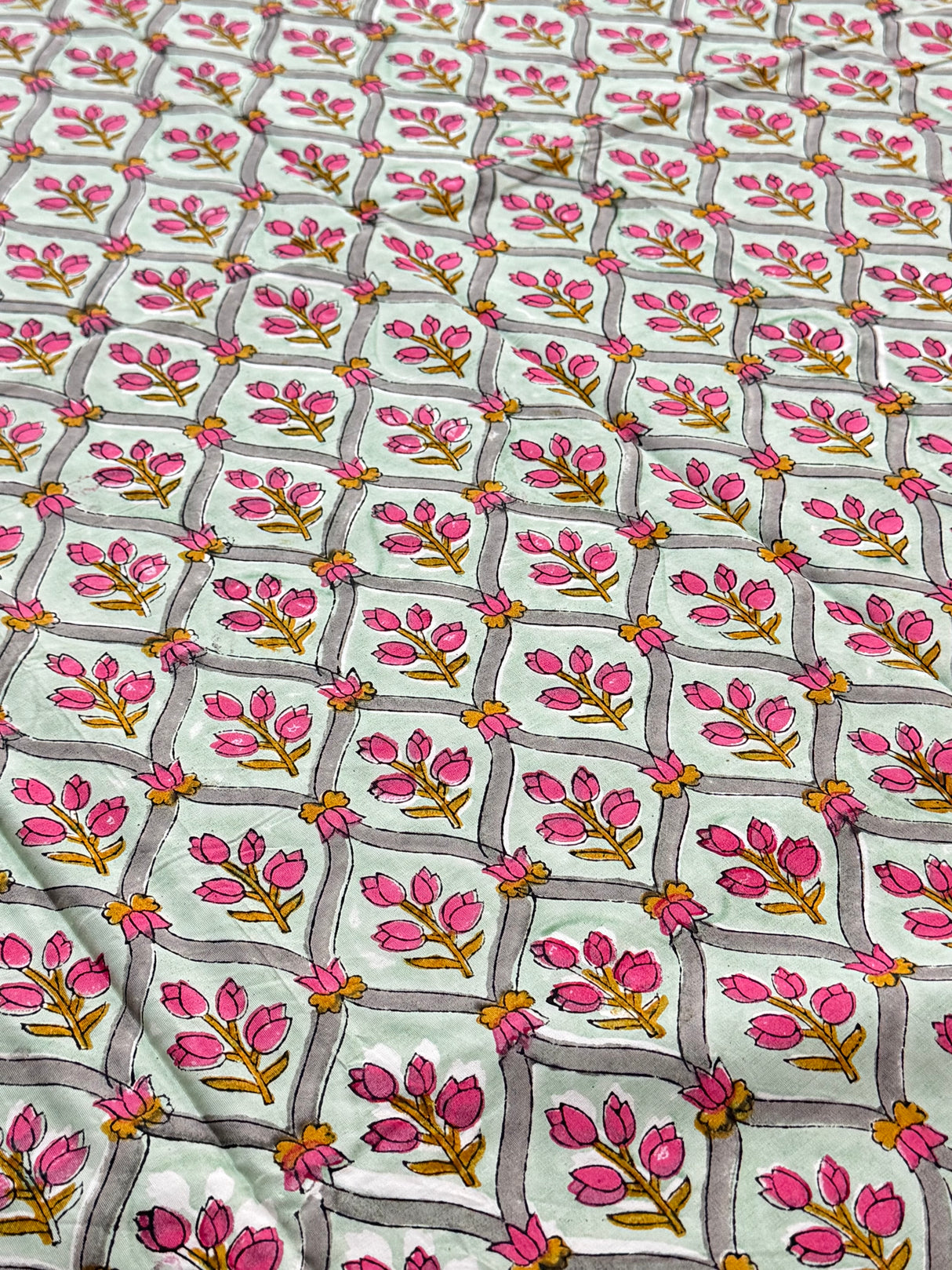 Blockprint Cotton Bedsheet