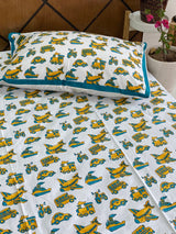 Car Bedding Set- Blockprint