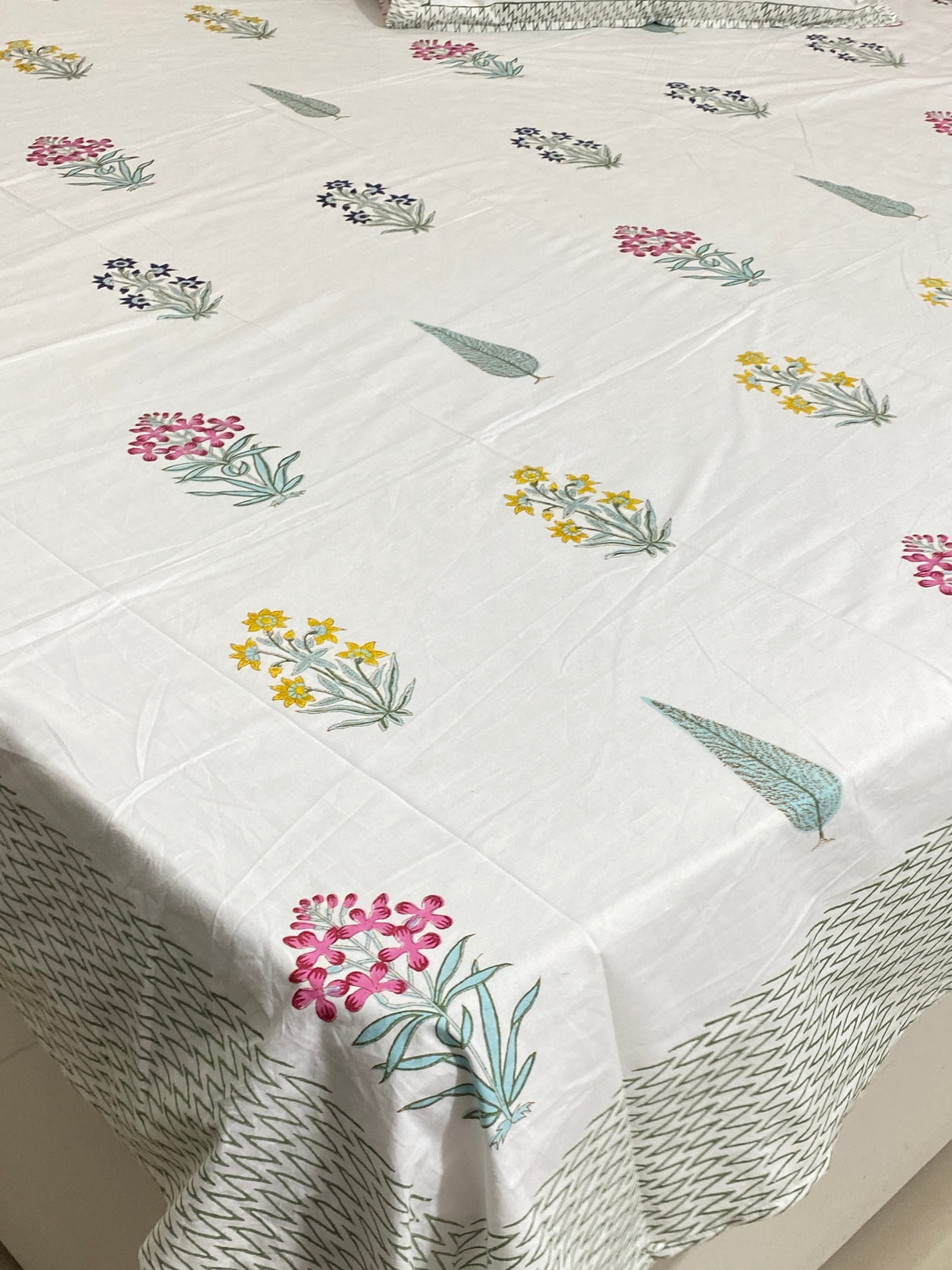 Blockprint Cotton Bedsheet