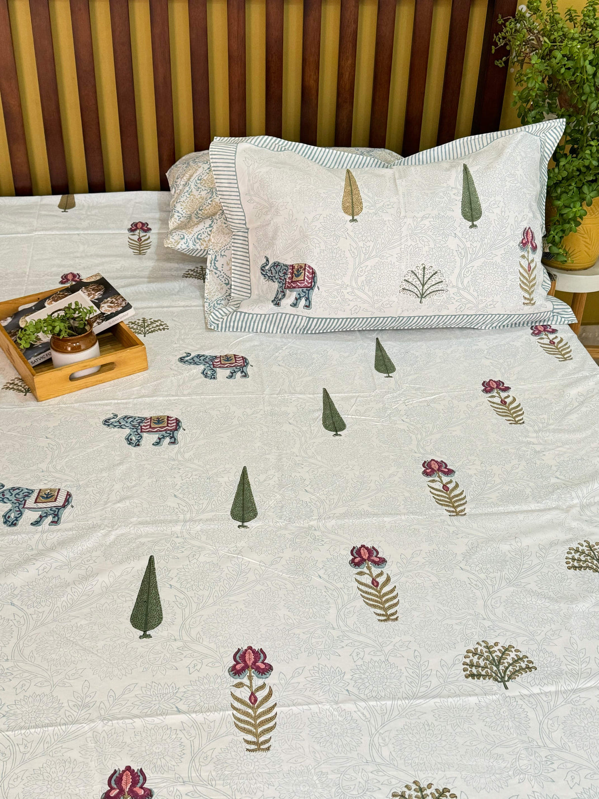 Blockprint Cotton Bedsheet