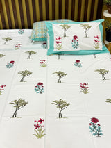 Blockprint Cotton Bedsheet