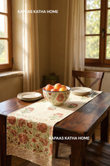 Blockprint Cotton Table Runner