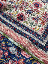 Blockprint Bedsheet & Quilt Set