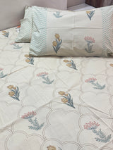 Blockprint Cotton Bedsheet