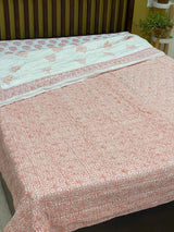 HandBlock Printed Mulmul Reversible Quilt