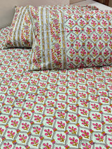 Blockprint Cotton Bedsheet