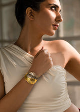 Nature Inspired Statement 92.5 Silver handcuff