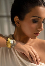 Nature Inspired Statement 92.5 Silver handcuff