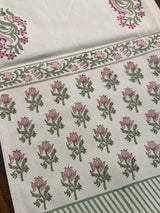 Elegant Blockprint Cotton Table Runner