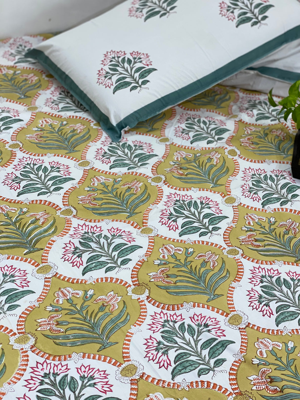 Blockprint Cotton Bedsheet