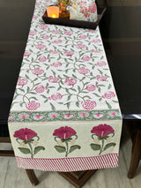 Blockprint Cotton Table Runner