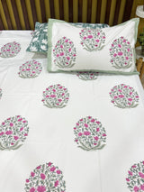 Blockprint Cotton Bedsheet