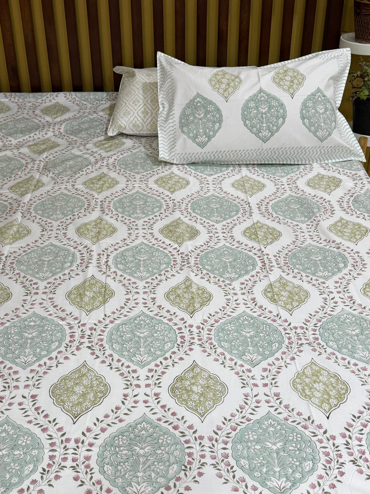 Blockprint Cotton Bedsheet