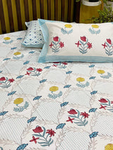 Blockprint Cotton Bedsheet