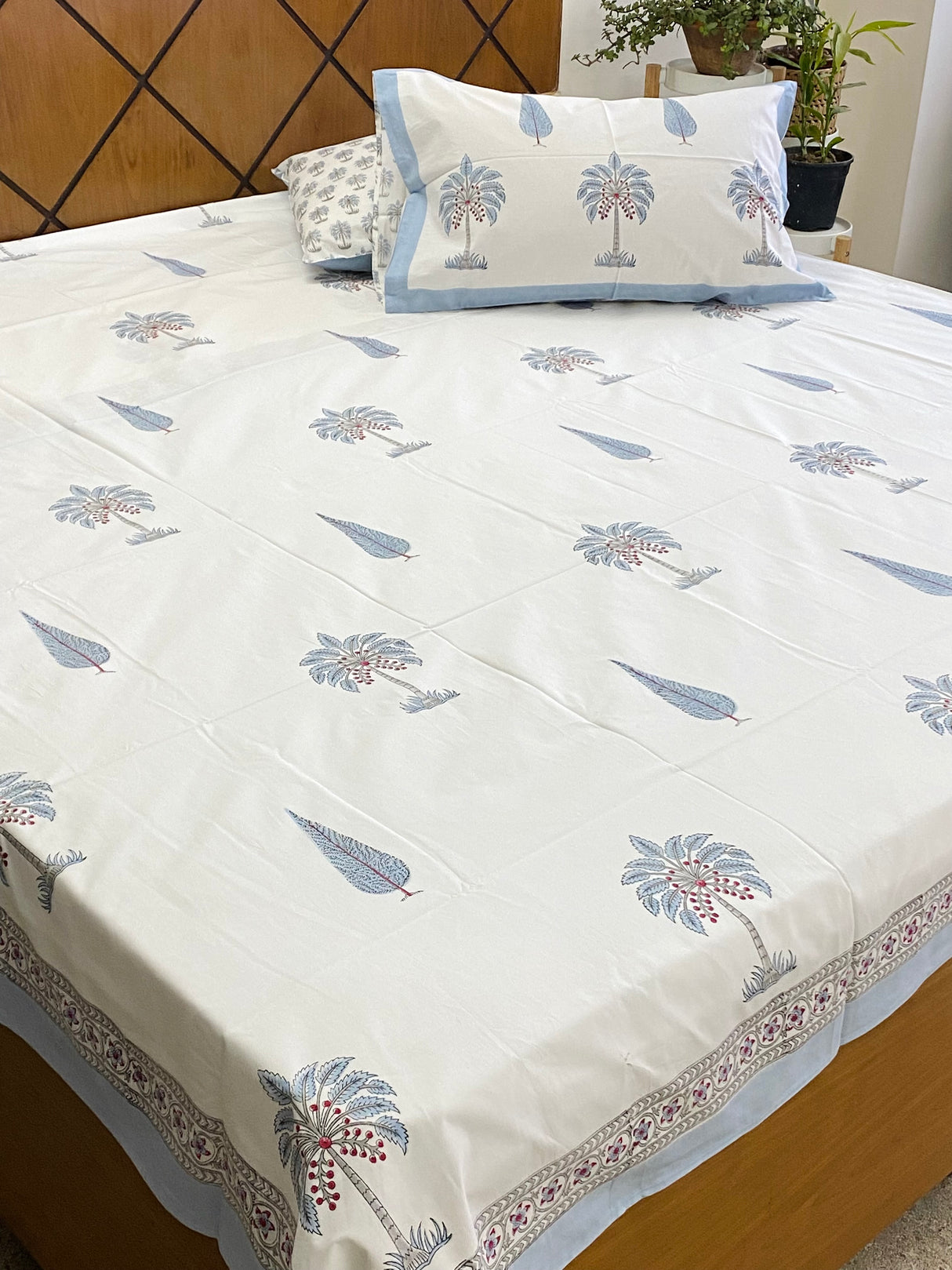 Blockprint Cotton Bedsheet