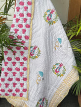 Peter Pan Rabbit Quilt Blockprint