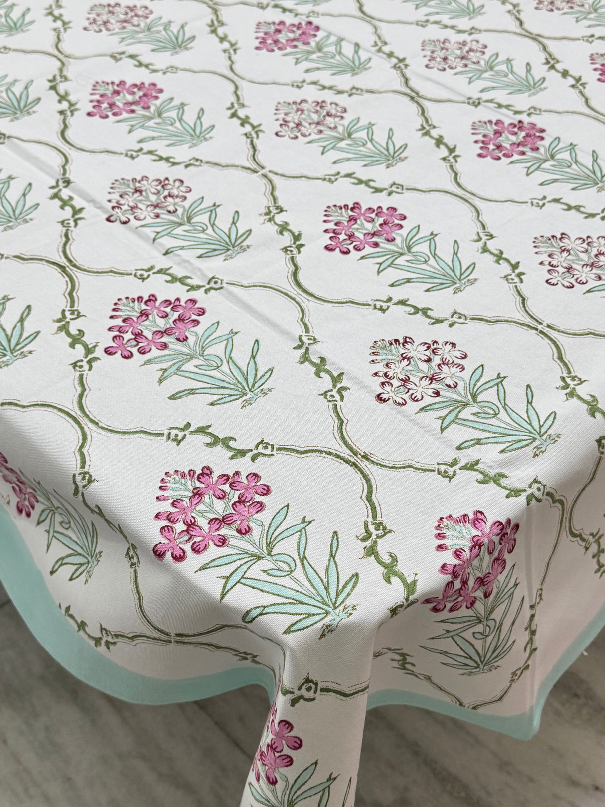 Blockprint Table Cloth 8 Seater (108*60 inches)