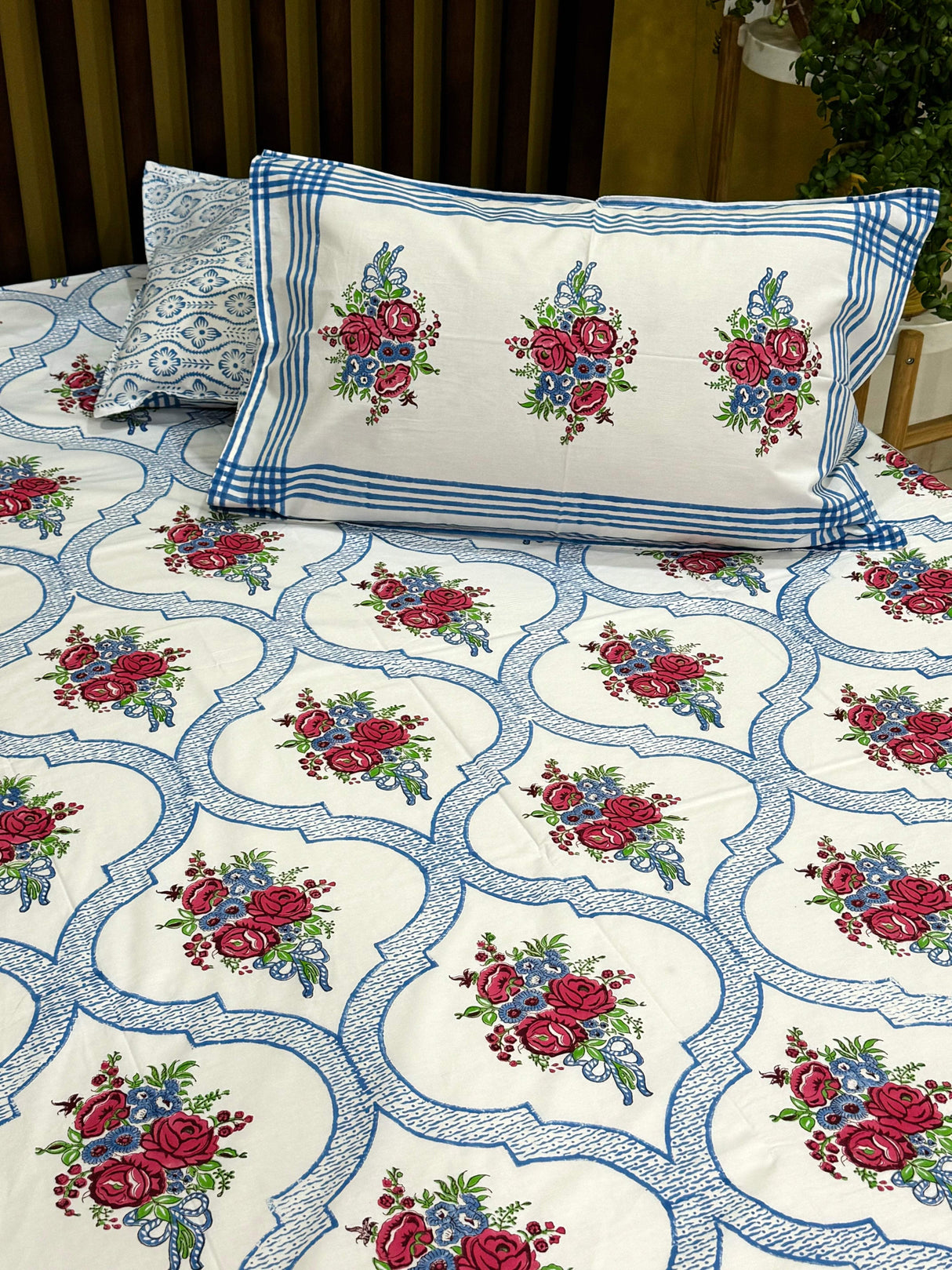 Blockprint Cotton Bedsheet