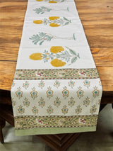 Blockprint Cotton Table Runner