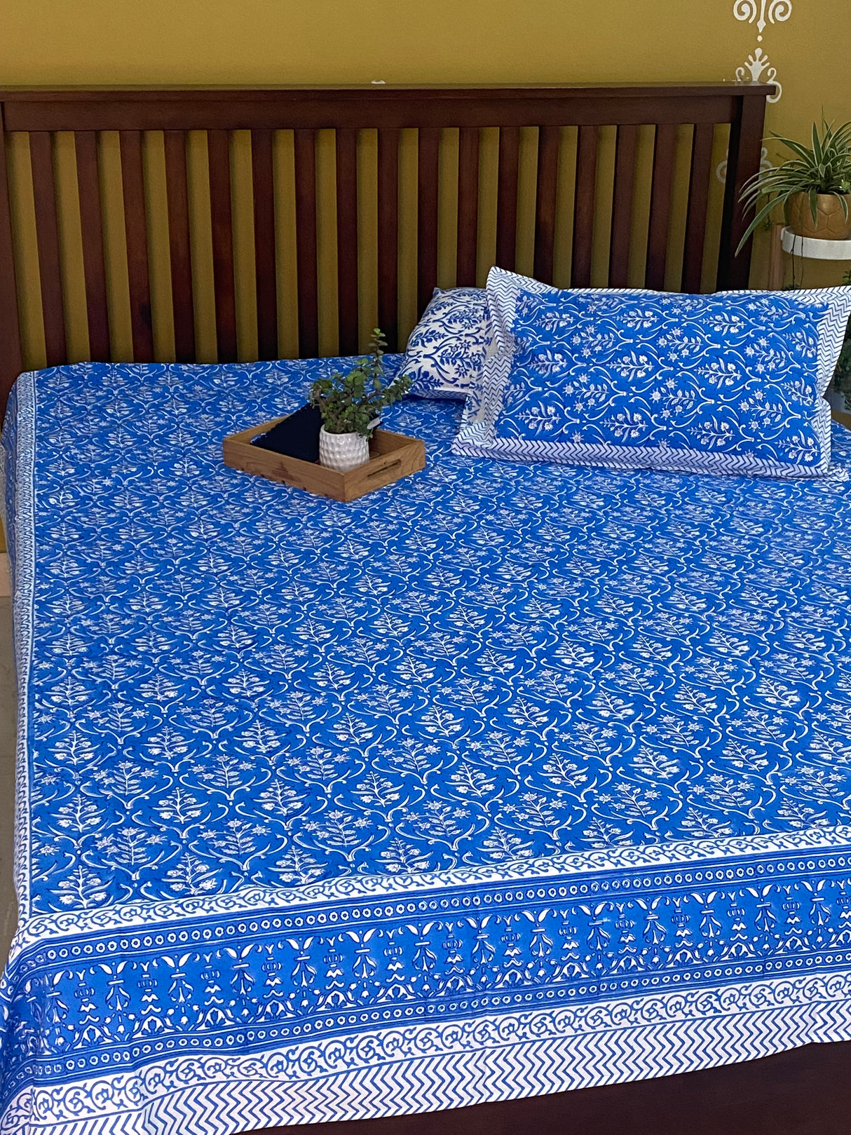 Blockprint Cotton Bedsheet