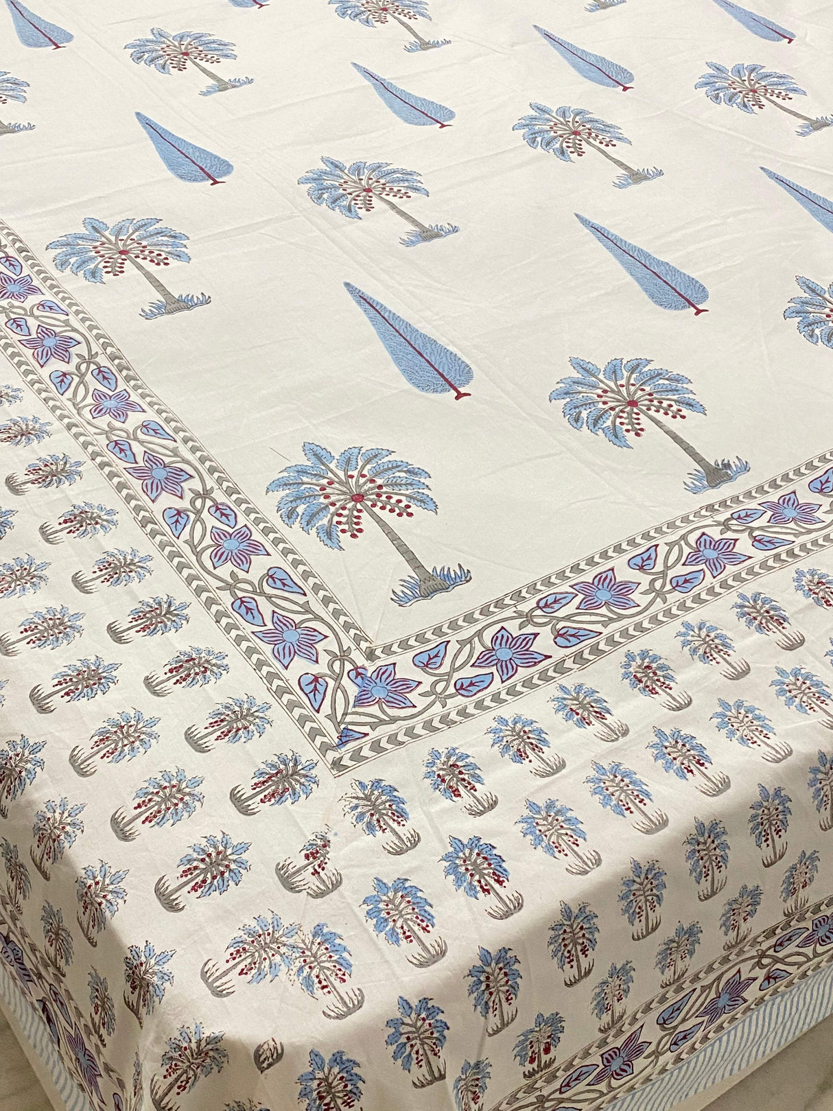 Blockprint Cotton Bedsheet